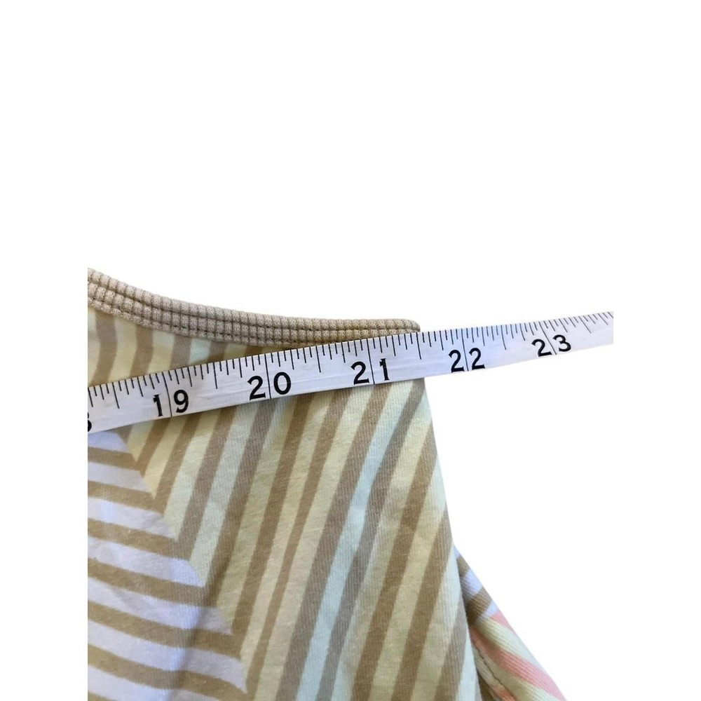 FREE PEOPLE MOVEMENT HOT SHOT ONESIE PRINTED - MELON STRIPE COMBO Sz M - Picture 4 of 4